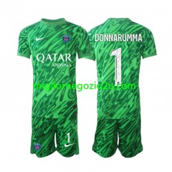 Maglia Paris Saint-Germain Gianluigi Donnarumma 1 Portiere Bambino Trasferta Divisa 2024-2025 Manica Corta