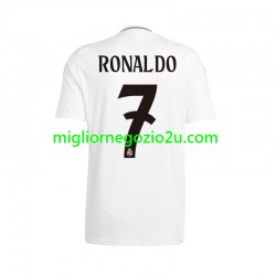 Maglia Real Madrid Cristiano Ronaldo 7 Uomo Casa Divisa 2024-2025 Manica Corta
