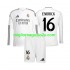 Maglia Real Madrid Endrick 16 Bambino Casa Divisa 2024-2025 Manica Lunga
