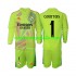 Maglia Real Madrid COURTOIS 1 Portiere Bambino Quarta Divisa 2024-2025 Manica Lunga