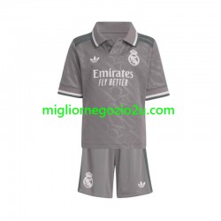 Maglia Real Madrid Bambino Terza Divisa 2024-2025 Manica Corta