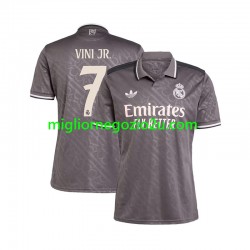 Maglia Real Madrid VINI JR 7 Uomo Terza Divisa 2024-2025 Manica Corta