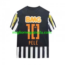 Maglia Santos PELE 10 -2012 Retro Uomo Trasferta Divisa 2011 Manica Corta
