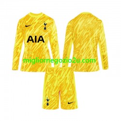 Maglia Tottenham Hotspur Portiere Bambino Casa Divisa 2024-2025 Manica Lunga