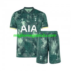 Maglia Tottenham Hotspur Bambino Terza Divisa 2024-2025 Manica Corta