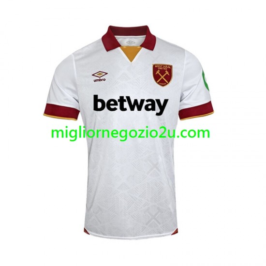 Maglia West Ham United Uomo Terza Divisa 2024-2025 Manica Corta