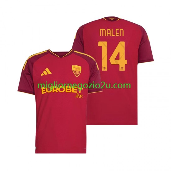 Maglia AS Roma Donyell Malen 14 Uomo Casa Divisa 2026-2027 Manica Corta