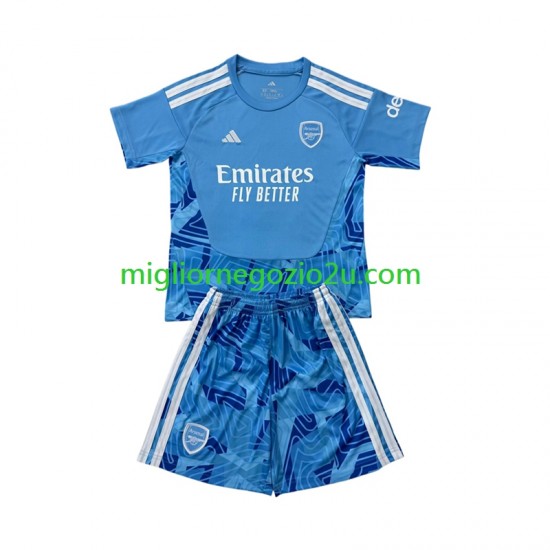 Maglia Arsenal Portiere Bambino Quarta Divisa 2026-2027 Manica Corta