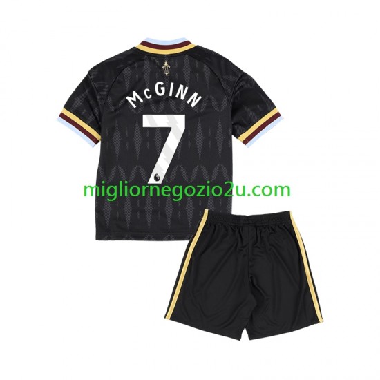 Maglia Aston Villa John McGinn 7 Bambino Trasferta Divisa 2026-2027 Manica Corta