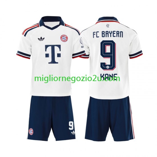 Maglia FC Bayern München Harry Kane 9 Bambino Trasferta Divisa 2026-2027 Manica Corta