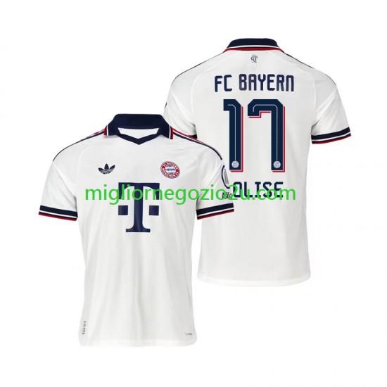 Maglia FC Bayern München Michael Olise 17 Uomo Trasferta Divisa 2026-2027 Manica Corta
