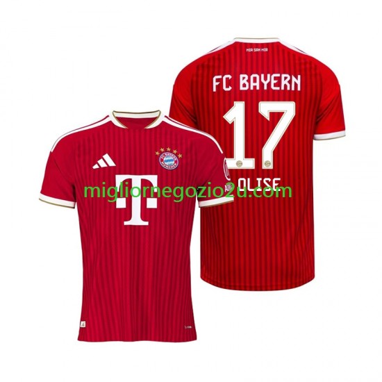 Maglia FC Bayern München Michael Olise 17 Uomo Casa Divisa 2026-2027 Manica Corta