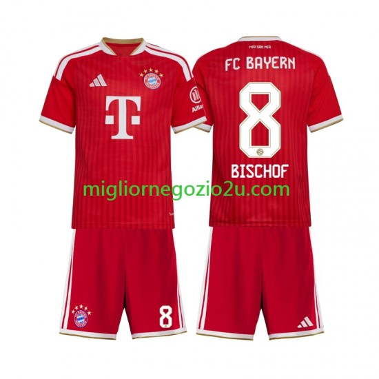 Maglia FC Bayern München Tom Bischof 8 Bambino Casa Divisa 2026-2027 Manica Corta