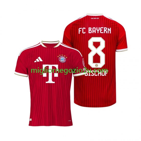 Maglia FC Bayern München Tom Bischof 8 Uomo Casa Divisa 2026-2027 Manica Corta