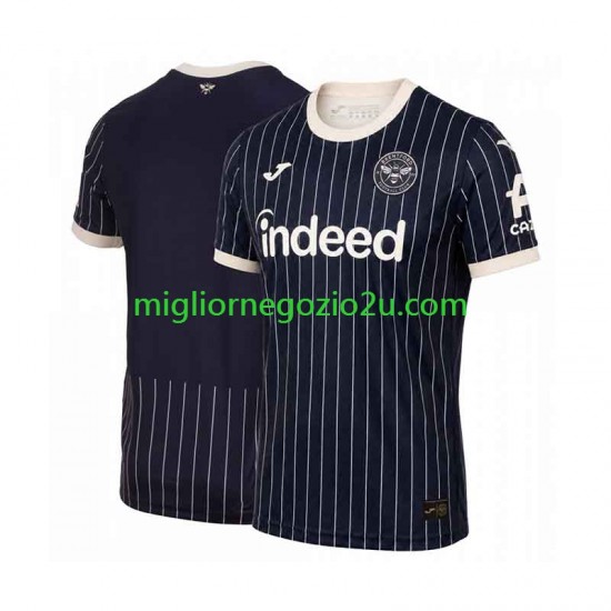 Maglia Brentford Uomo Trasferta Divisa 2026-2027 Manica Corta