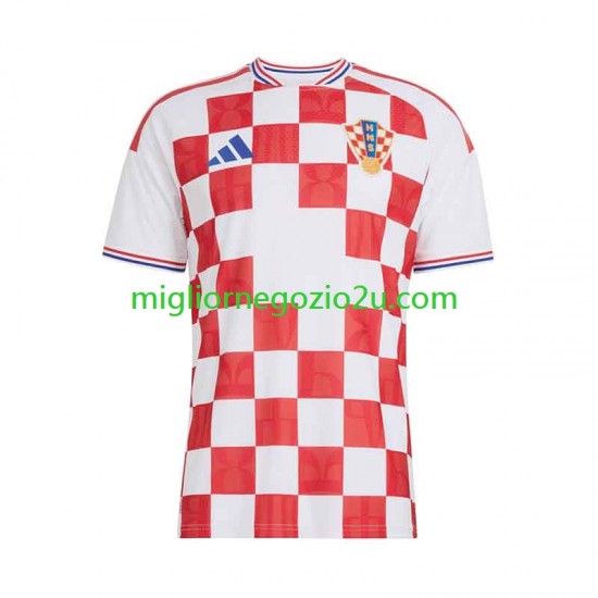 Maglia Croazia Uomo Casa Divisa 2026-2027 Manica Corta
