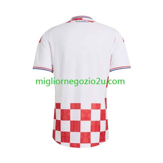 Maglia Croazia Uomo Casa Divisa 2026-2027 Manica Corta