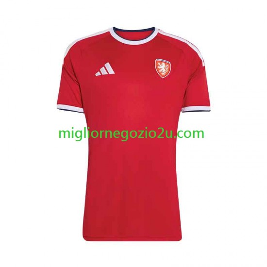Maglia Repubblica Ceca Uomo Casa Divisa 2026-2027 Manica Corta