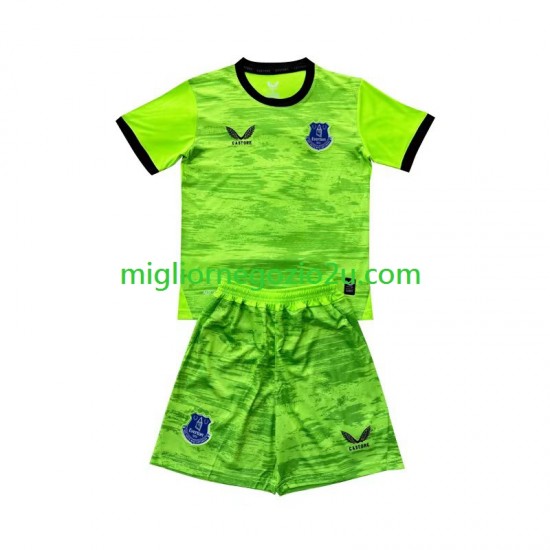 Maglia Everton Portiere Bambino Casa Divisa 2026-2027 Manica Corta