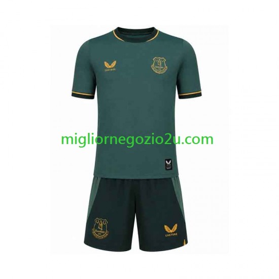 Maglia Everton Bambino Terza Divisa 2026-2027 Manica Corta