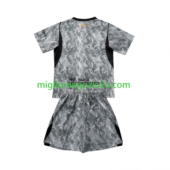 Maglia FC Barcelona Portiere Bambino Trasferta Divisa 2026-2027 Manica Corta
