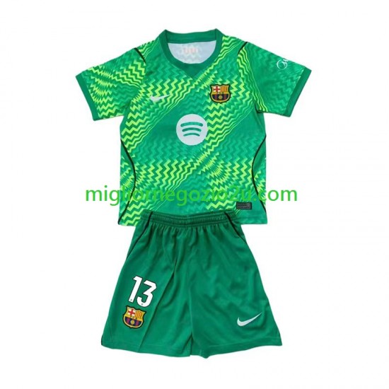 Maglia FC Barcelona Wojciech Szczesny 13 Portiere Bambino Casa Divisa 2026-2027 Manica Corta
