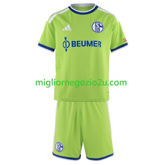 Maglia FC Schalke 04 Bambino Terza Divisa 2026-2027 Manica Corta