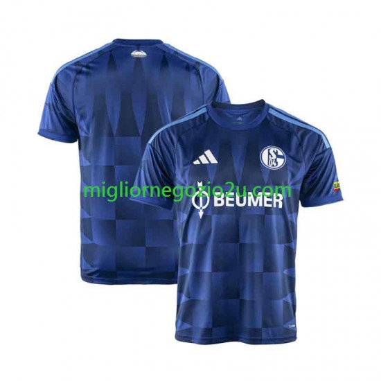 Maglia FC Schalke 04 Uomo Casa Divisa 2026-2027 Manica Corta