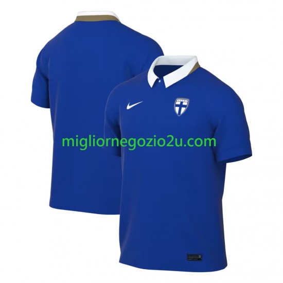 Maglia Finlandia Uomo Trasferta Divisa 2026 Manica Corta