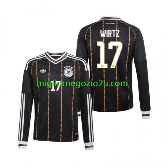 Maglia Germania Florian Wirtz 17 Uomo Terza Divisa Mondiali 2026 Manica Lunga