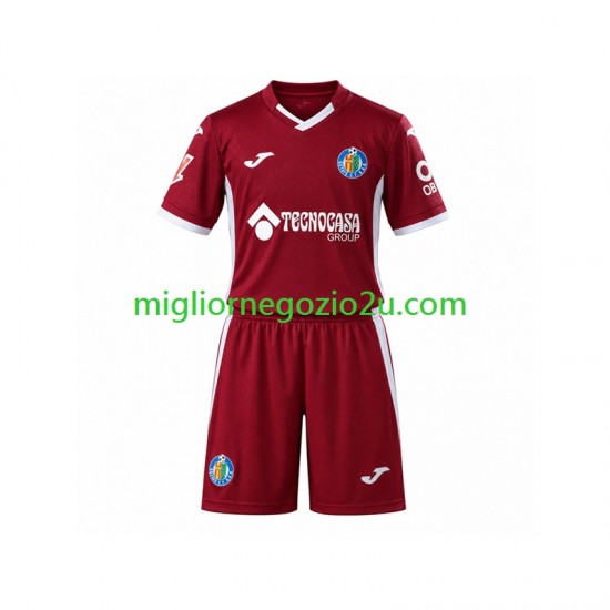 Maglia Getafe CF Bambino Trasferta Divisa 2026-2027 Manica Corta