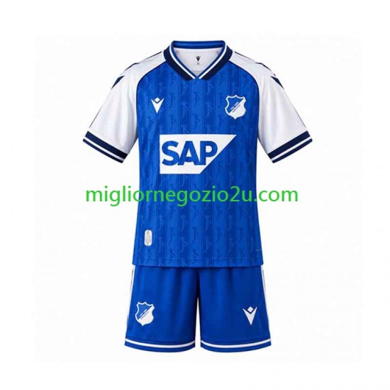 Maglia Hoffenheim Bambino Casa Divisa 2026-2027 Manica Corta