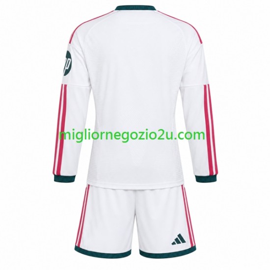 Maglia Real Madrid Bambino Casa Divisa 2026-2027 Manica Lunga