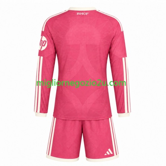 Maglia Real Madrid Bambino Terza Divisa 2026-2027 Manica Lunga