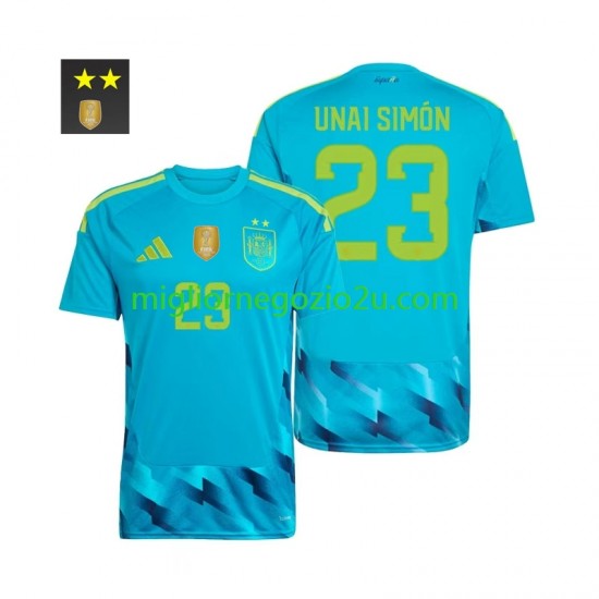 Maglia Spagna Unai Simon 23 Portiere Uomo Casa Divisa 2026-2027 Manica Corta