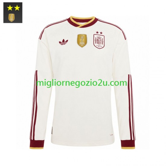 Maglia Spagna Uomo Trasferta Divisa 2026-2027 Manica Lunga