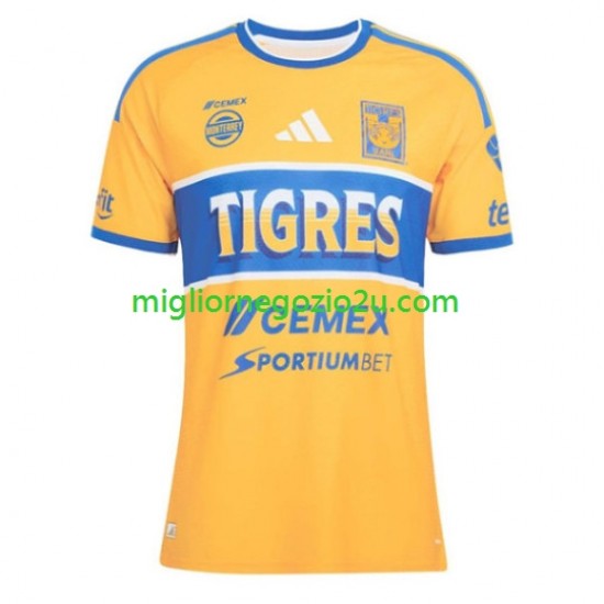 Maglia Tigres UANL Uomo Casa Divisa 2026-2027 Manica Corta