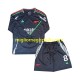 Maglia Arsenal Odegaard 8 Bambino Trasferta Divisa 2024-2025 Manica Lunga