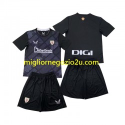 Maglia Athletic Bilbao Portiere Bambino Casa Divisa 2024-2025 Manica Corta