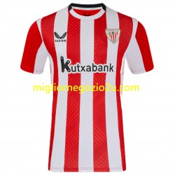 Maglia Athletic Bilbao Williams JR 10 Uomo Casa Divisa 2024-2025 Manica Corta