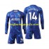 Maglia Chelsea Joao Felix 14 Bambino Casa Divisa 2024-2025 Manica Lunga