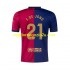 Maglia FC Barcelona F. DE JONG 21 Uomo Casa Divisa 2024-2025 Manica Corta