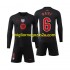 Maglia FC Barcelona Gavi 6 Bambino Trasferta Divisa 2024-2025 Manica Lunga