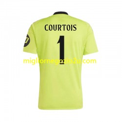Maglia Real Madrid COURTOIS 1 Portiere Uomo Terza Divisa 2024-2025 Manica Corta