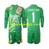 Maglia Real Madrid Thibaut Courtois 1 Portiere Bambino Terza Divisa 2024-2025 Manica Lunga