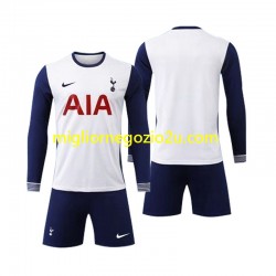Maglia Tottenham Spurs Bambino Casa Divisa 2024-2025 Manica Lunga