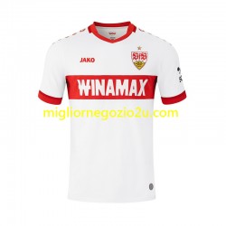 Maglia VfB Stuttgart Uomo Casa Divisa 2024-2025 Manica Corta