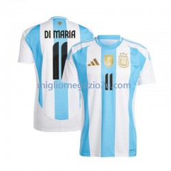 Maglia Argentina Di Maria 11 Uomo Casa Divisa 2024 Manica Corta
