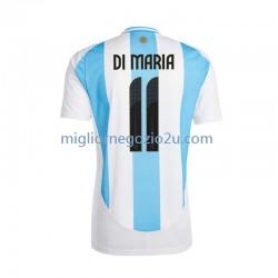 Maglia Argentina Di Maria 11 Uomo Casa Divisa 2024 Manica Corta