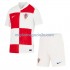 Maglia Croazia Bambino Casa Divisa Euro 2024 Manica Corta